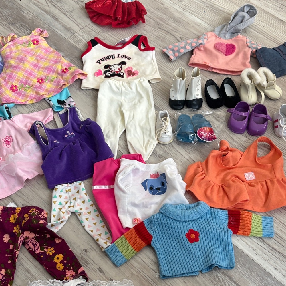 Colorful Doll Clothing Set